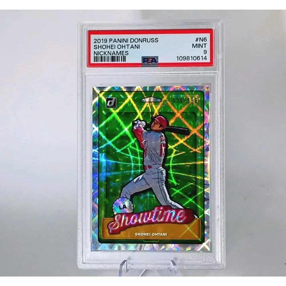 Shohei Ohtani #N6 Panini Donruss -Nicknames Diamond 2019 SP 630/999 PSA 9